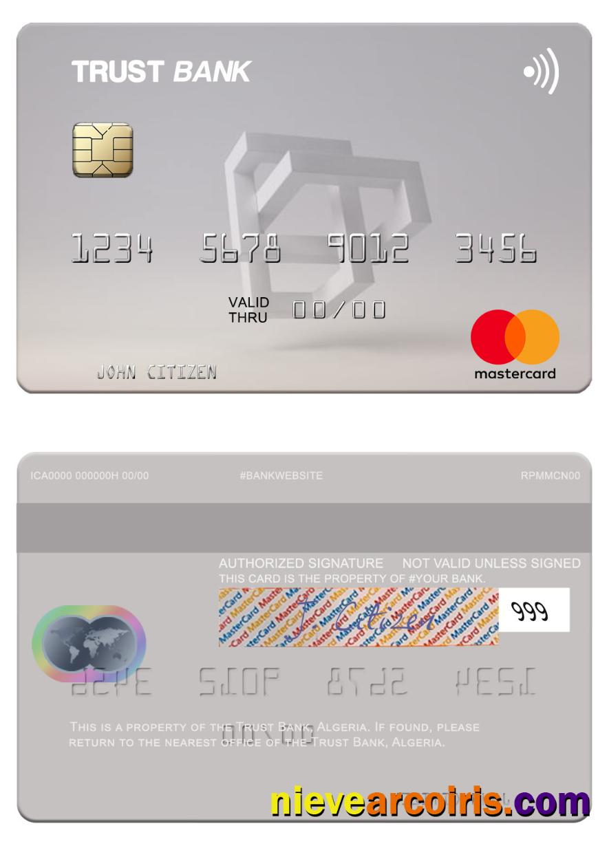 Algeria Trust Bank Algéria mastercard